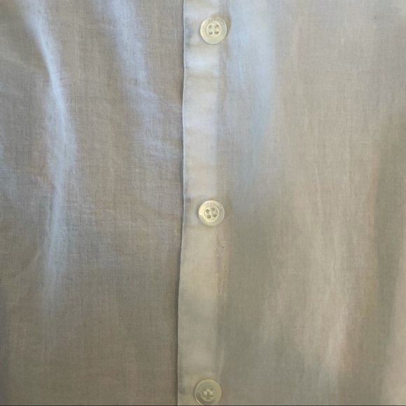 See by Chloe Off White Ruffled Button Down Shirt - Picture 8 of 10